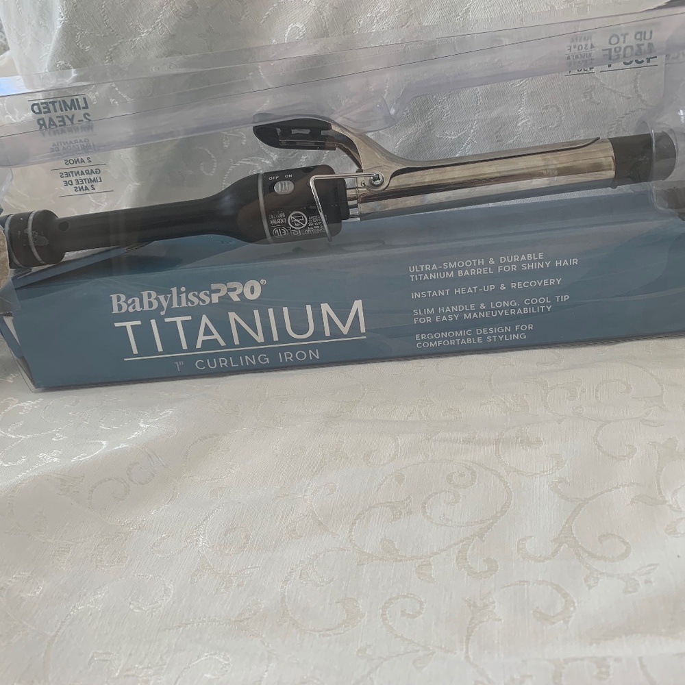 BaBylissPPO® TITANIUM  1” CURLING IRON